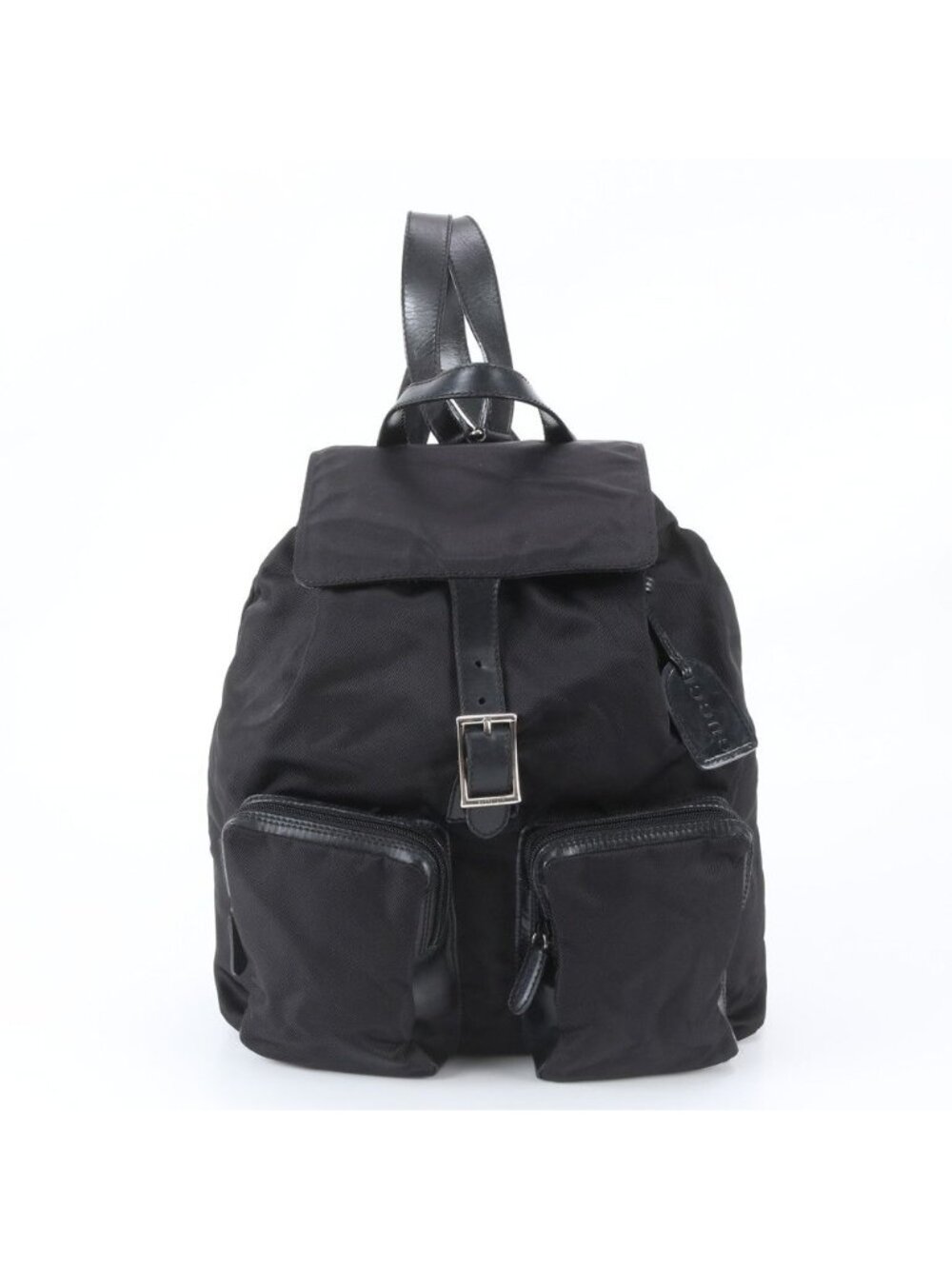 Gucci 5 Leather Nylon Backpack Shoulder Bag